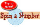 Spin a number graphic